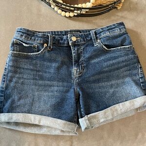Lucky Brand Women's Rolled Cuff Denim Shorts